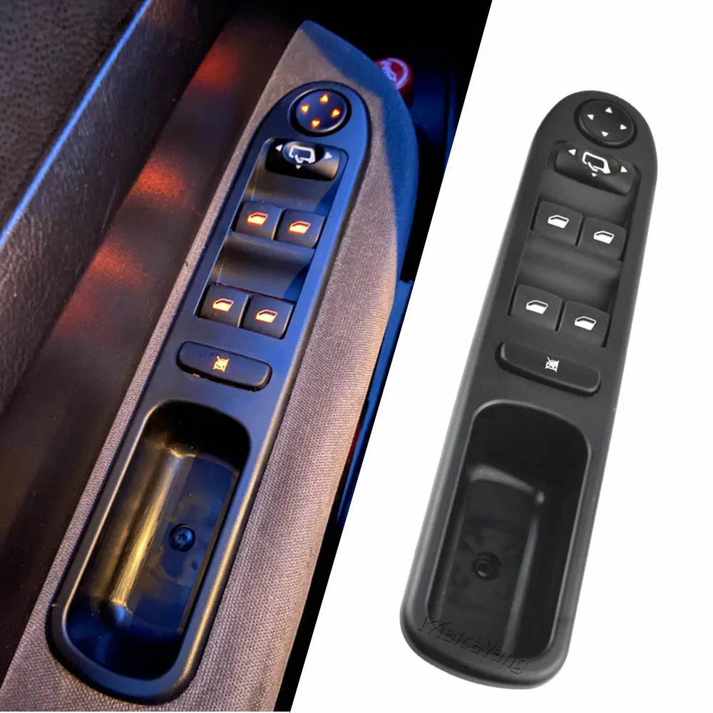 

1Pcs New Window Lifter Switch Button Car Accessories Window Control Switch For Peugeot 307 Power