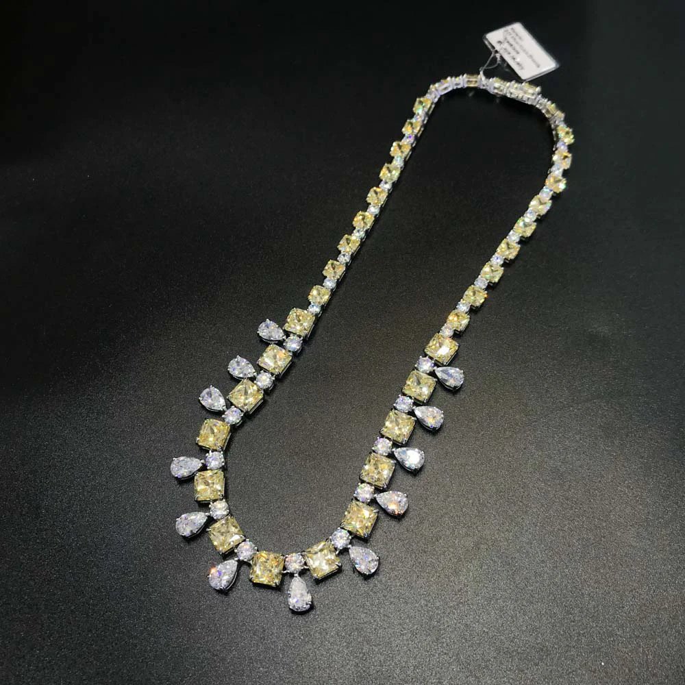 CSJ роскошное ожерелье из стерлингового серебра 925 пробы созданное изумрудом