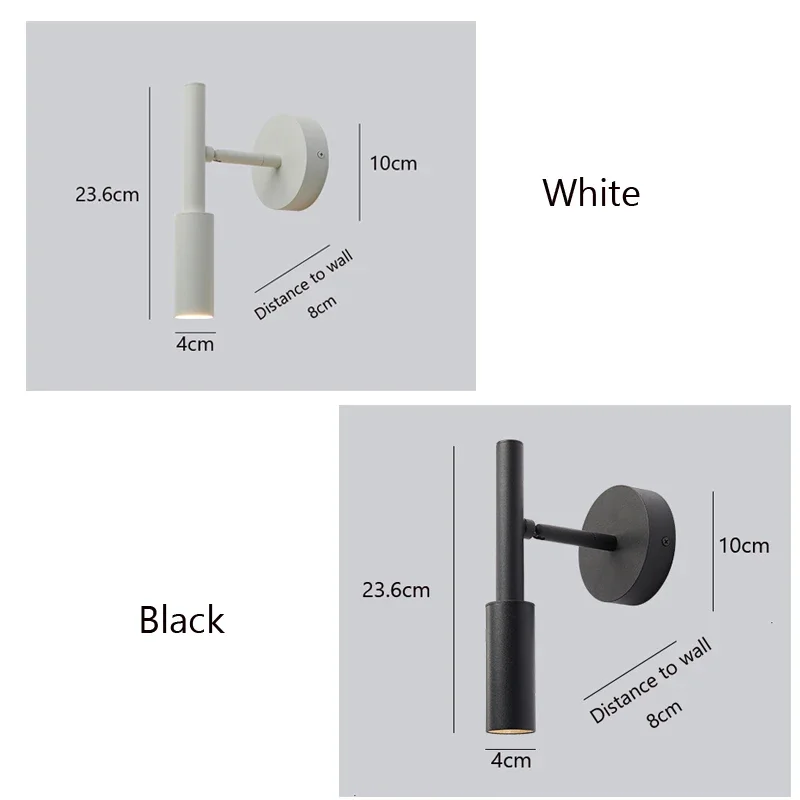 Современная осветительная лампа для спальни прикроватного столика регулируемая