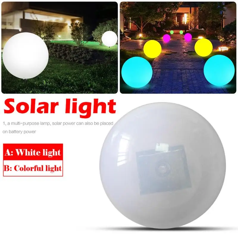 

Pool Floating Lights Solar Powered Waterproof Ball Night Lights LED Night Light Party Decor For Swimming Pool Beach Garden