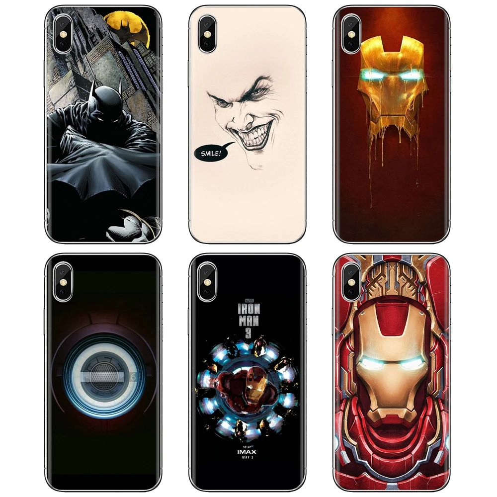 

Art Comics Vintage Batman Iron Man Joker For iPhone 10 11 12 13 Mini Pro 4S 5S SE 5C 6 6S 7 8 X XR XS Plus Max 2020 Soft Cover
