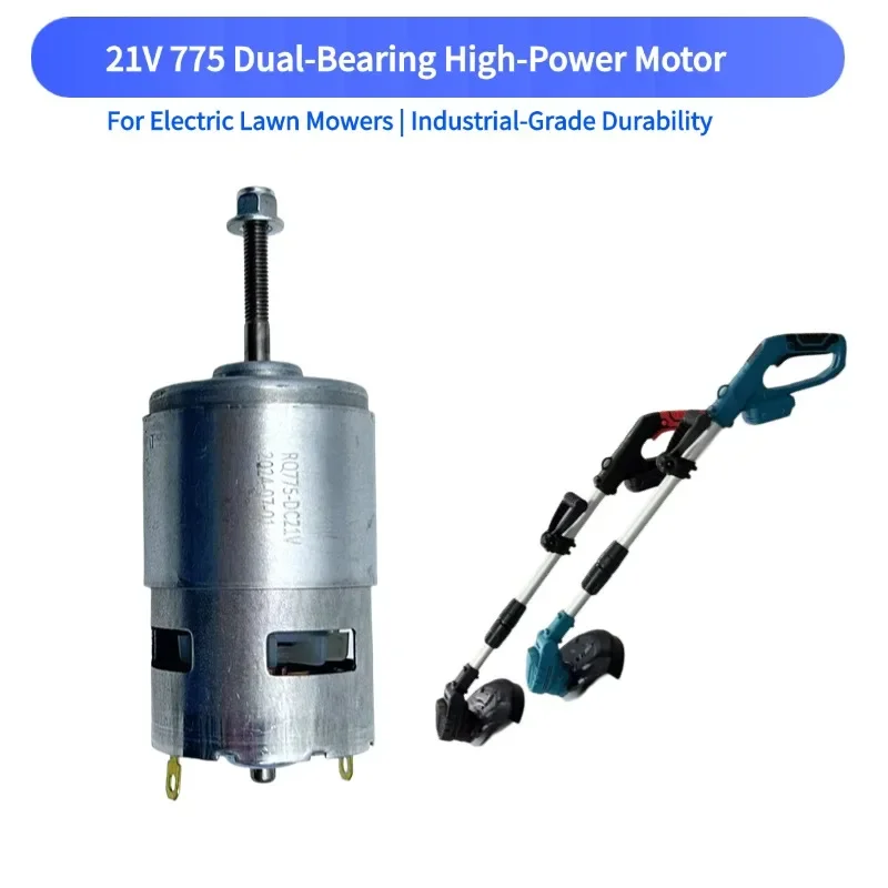 

Мощный электродвигатель постоянного тока 21 В 775 — двойной шарикоподшипник, 150 Вт, 10 000 об/мин, для газонокосилок, инструменты «сделай сам»