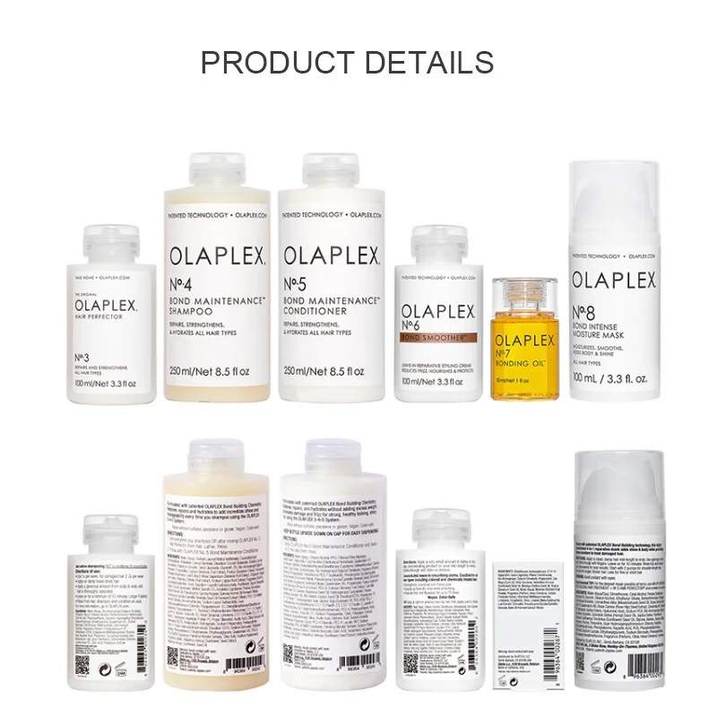 

Olaplex Hair Care Series Set Hair Perfector Shampoo Conditioner Mask Repair Fluffy Damaged Hair Oil Smoothing Free Shipping