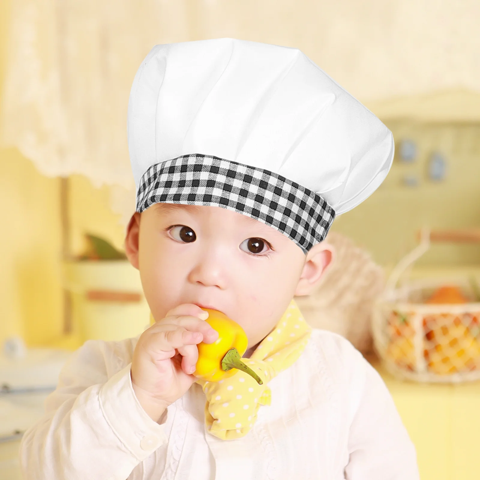 

1 Set Career Role Play Apron Boy Role Play Chef Head-wear Chef Role Play Costume Cookware