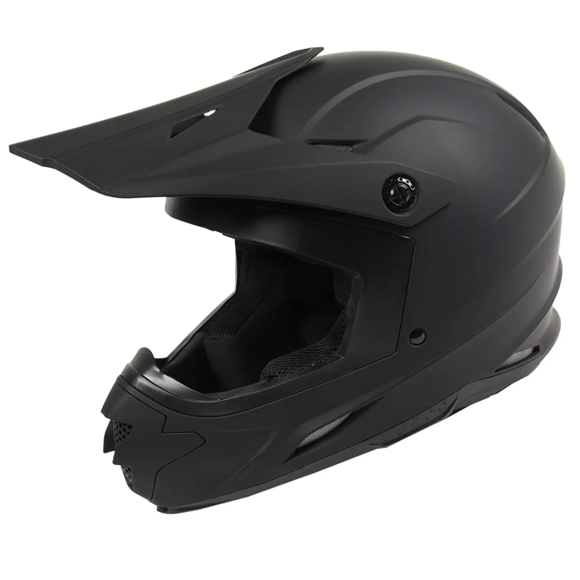 

Off-Road Helmet DOT Approved - Matte Black - Large