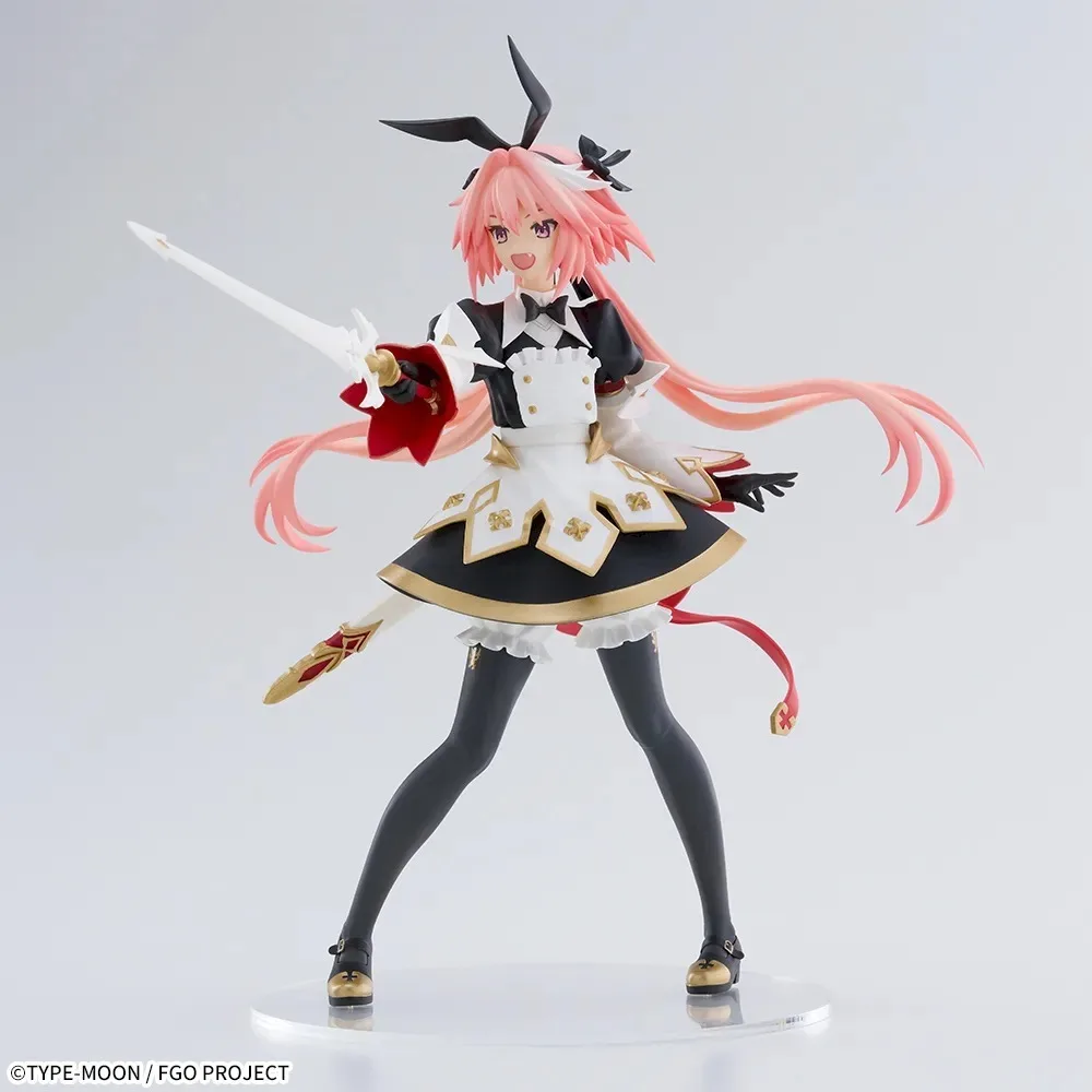 Фото В наличии SEGA, оригинальная аниме-игра Fate/Grand Order FIGURIZMα Astolfo Sabre, 21 см, коллекционная модель, игрушечные фигурки, рождественский подарок №3