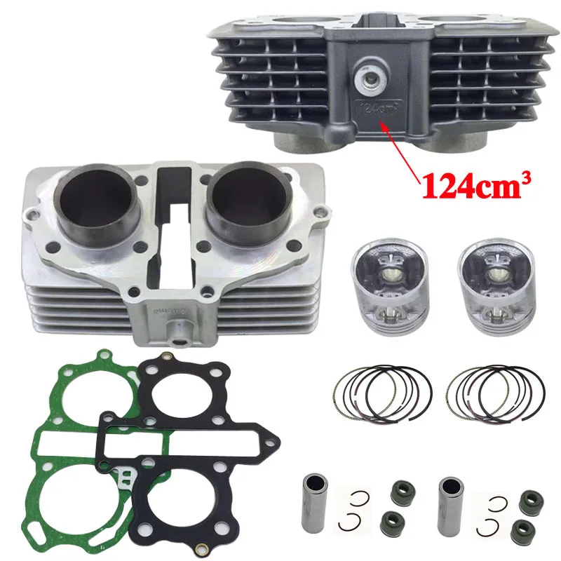 

Motorcycle Cylinder Kit 44mm 47mm pin 13mm For Honda CB125 TWIN CA125 CB125T CBT125 CM125 244FMI 247FMJ 125cc Upgrade 150cc