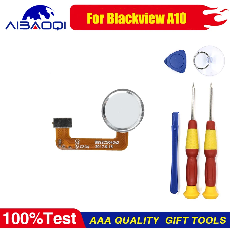 

XUNQIYI 100% New Original Fingerprint Button Cable For Blackview A10 Cellphone Repair Replacement Parts Free Tools