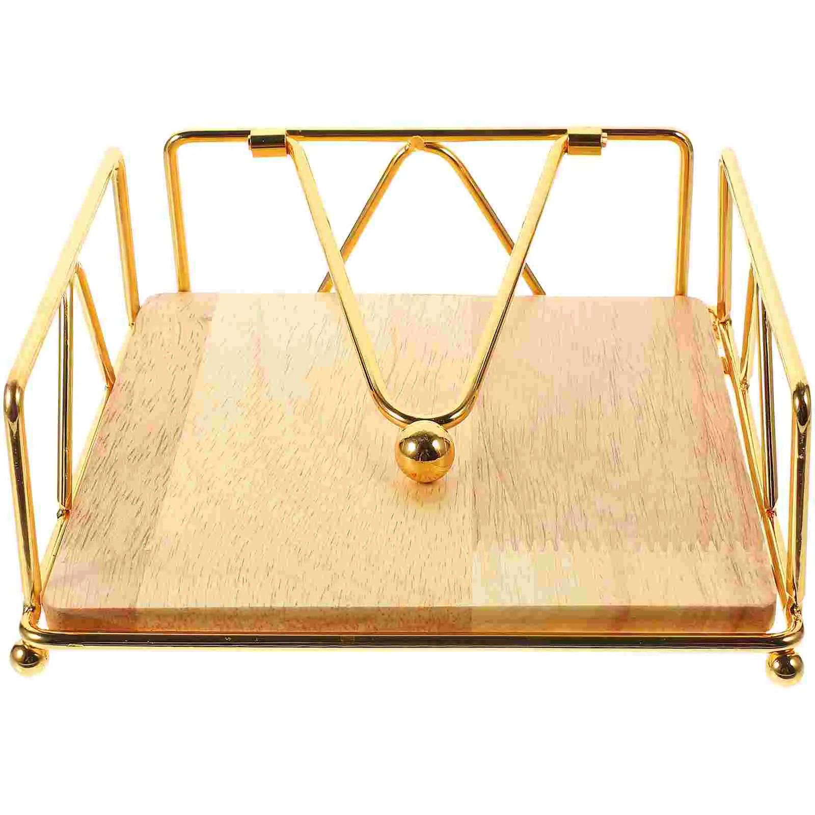 

Napkin Holder Dispenser Paper Tissue Desktop Towel Organizer Stand Farmhouse Freestanding Tabletop Vertical Hand Vintage Metal