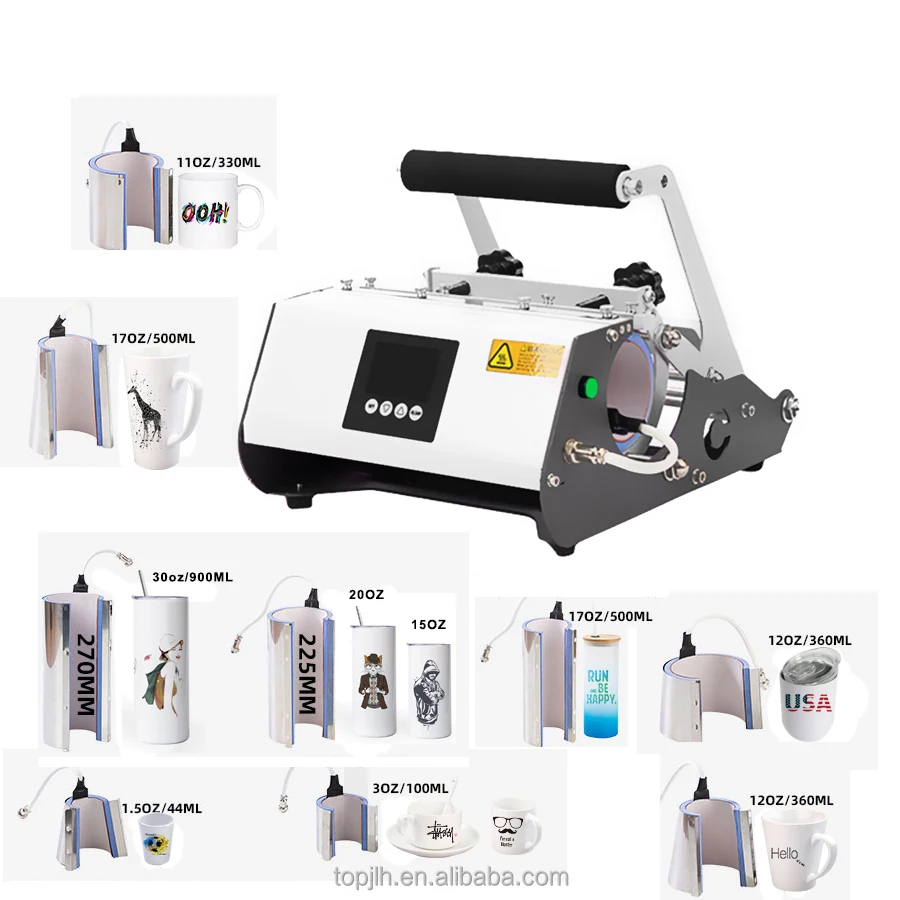 Topjlh оптовая продажа все в одном термопресс сублимационная машина для печати