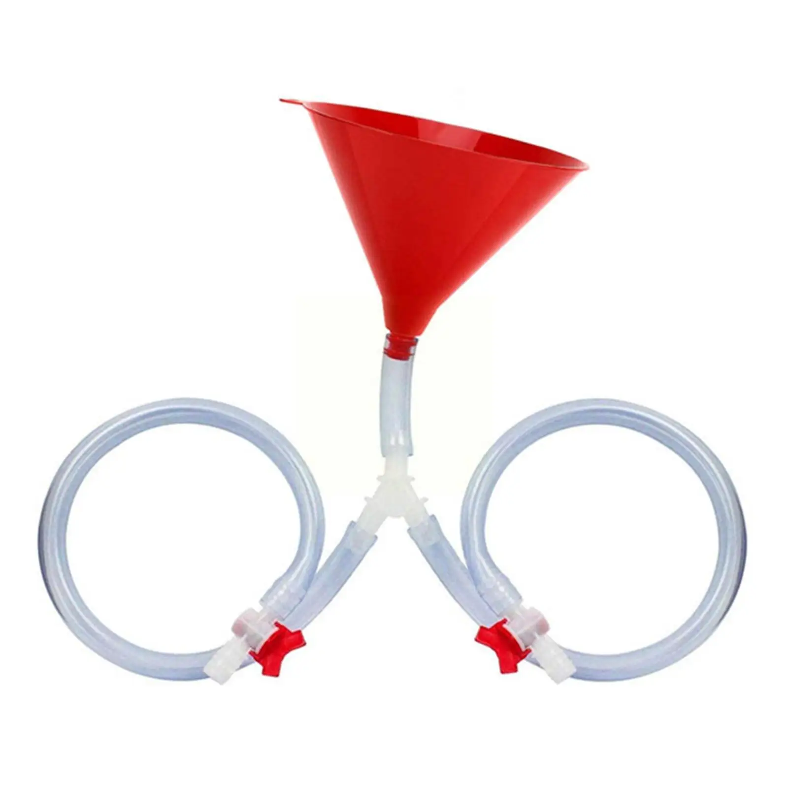 

Beer Bong Double Header Tube Beer Filling Funnel Leakproof Long Thick Tube Beer Bong Funnel With For Beer Party W5w2