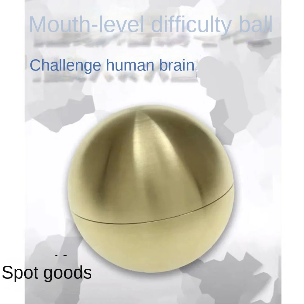 

Limited Puzzle Level 10 Difficulty Metal Titan Ball Decompression Puzzle High IQ Brainy Toy