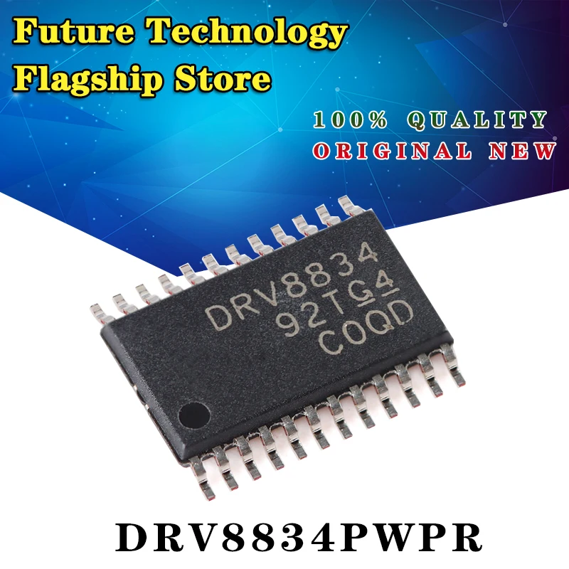 

Envío Gratis DRV8834PWPR DRV8834 HTSSOP24 IC 10 unids/lote