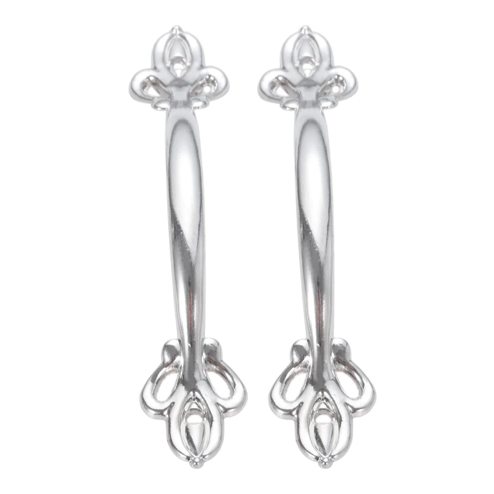 

2pcs 115mm Antique Zinc Alloy Door Handles Cupboard Knob Retro Silver Drawer Pulls Kitchen Cabinet Knobs Old Style Decoration