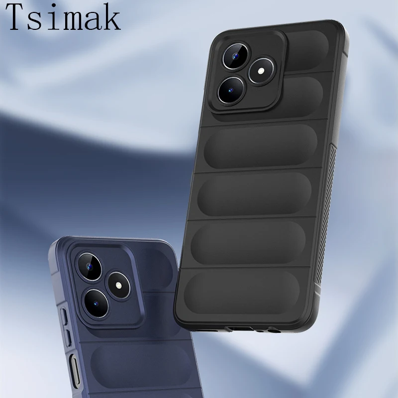 Жидкий силиконовый чехол для телефона Realme Note 50 GT Neo 6 SE 6T GT6 Note50 противоударный OPPO A79