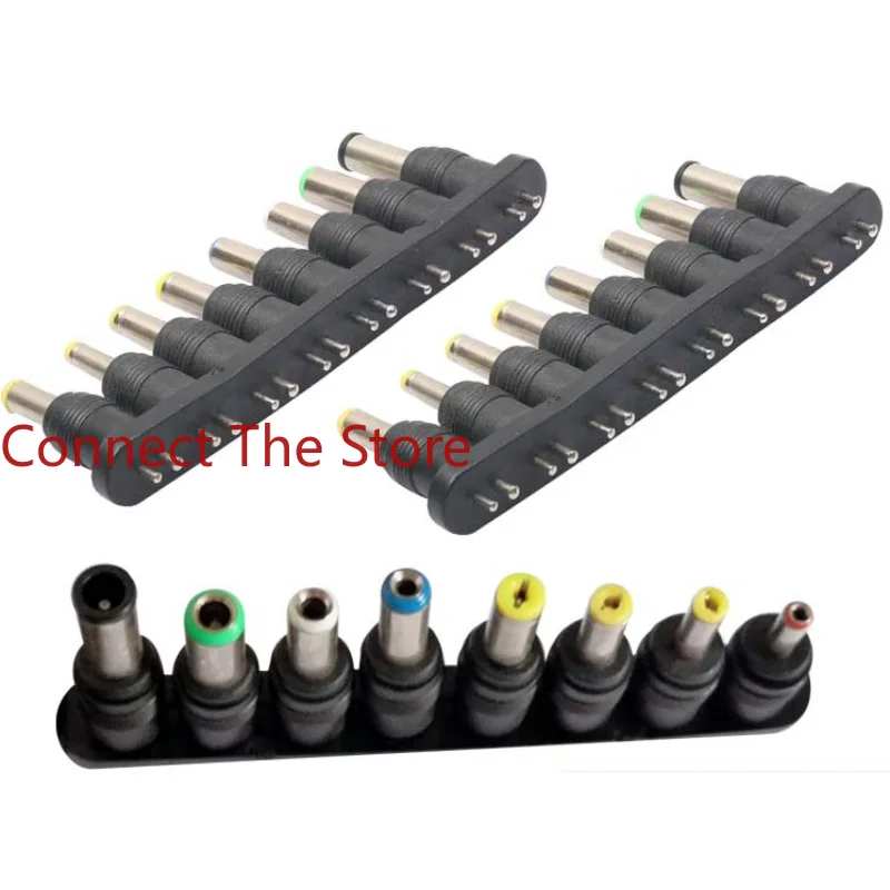 

1PCS DC Power Adapter With Two Pin Size Pins, 8 Rows Of Adapter, Multi-functional Adapters