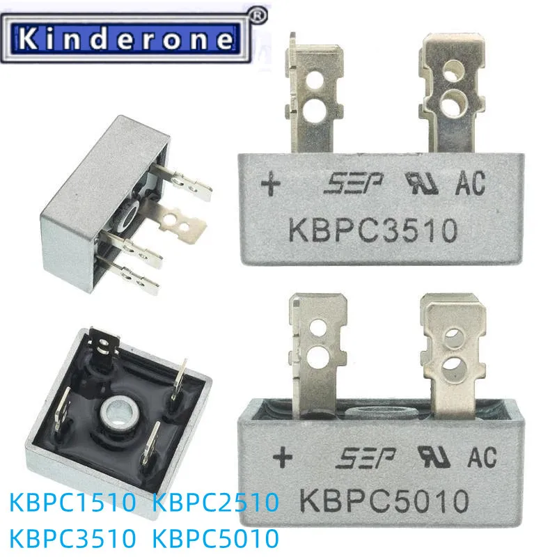 

1 шт., диодный мост KBPC1510, 15 А, 1000 В, выпрямитель kbpc1510, новинка
