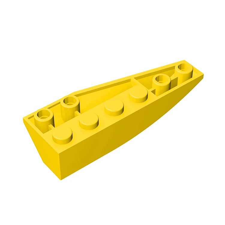 

10 шт. BZB MOC 41765 клиновидный изогнутый инвертированный 6x2 левый сборный конструктор запчасти совместимые аксессуары Обучающие Детские игрушк...