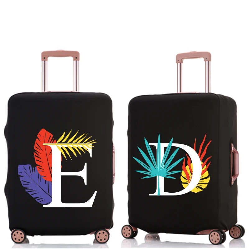 

White Letter Luggage Cover Thickened Travel Luggage Cover Anti-scratch Dust Cover Suitable for 18-32 Inch Travel Accessories