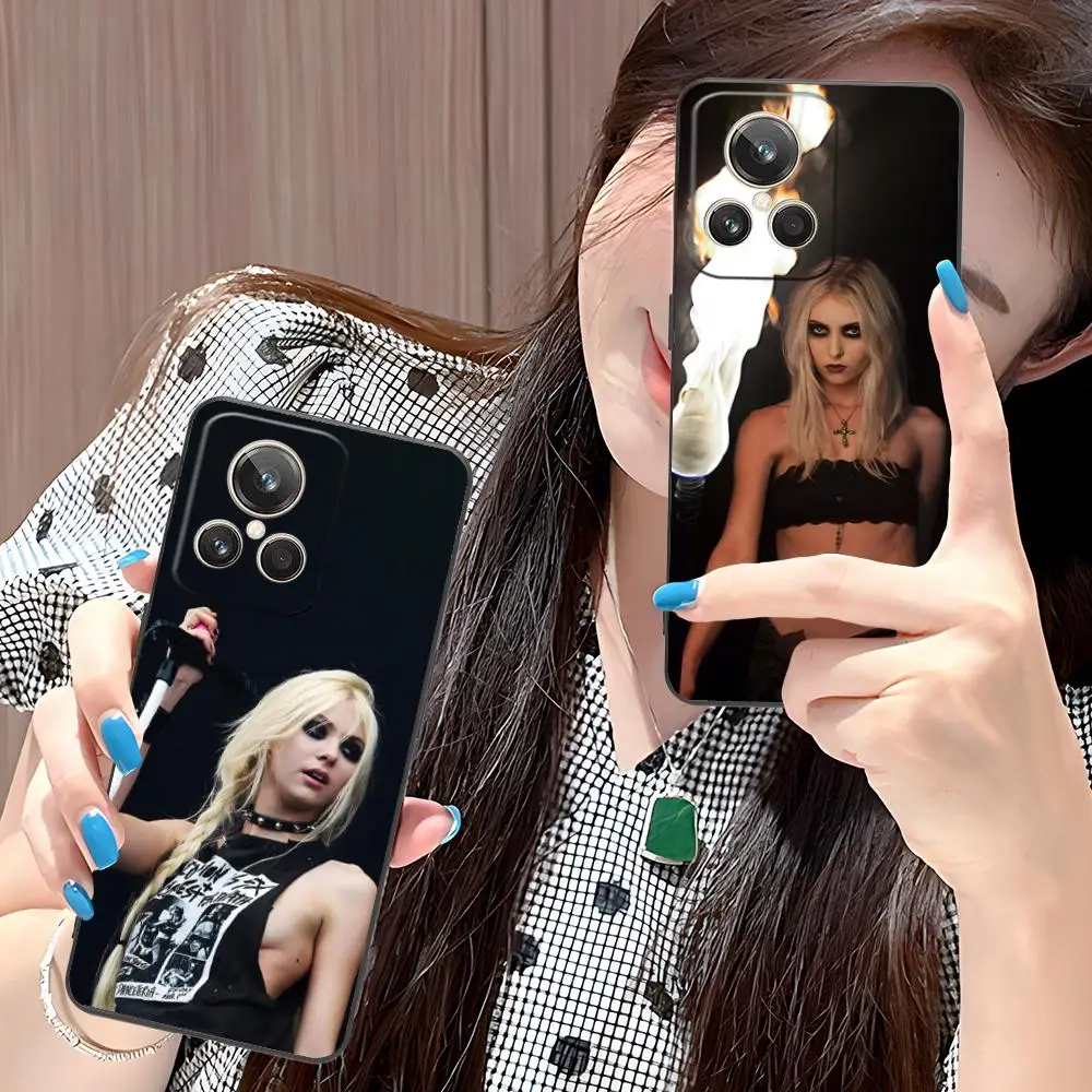 Фото Матовый чехол для мобильного телефона Taylor Momsen из ТПУ для Realme 15 14 13 12 11 10 9 Pro Plus T i Lite 5G, цветной чехол с принтом №3