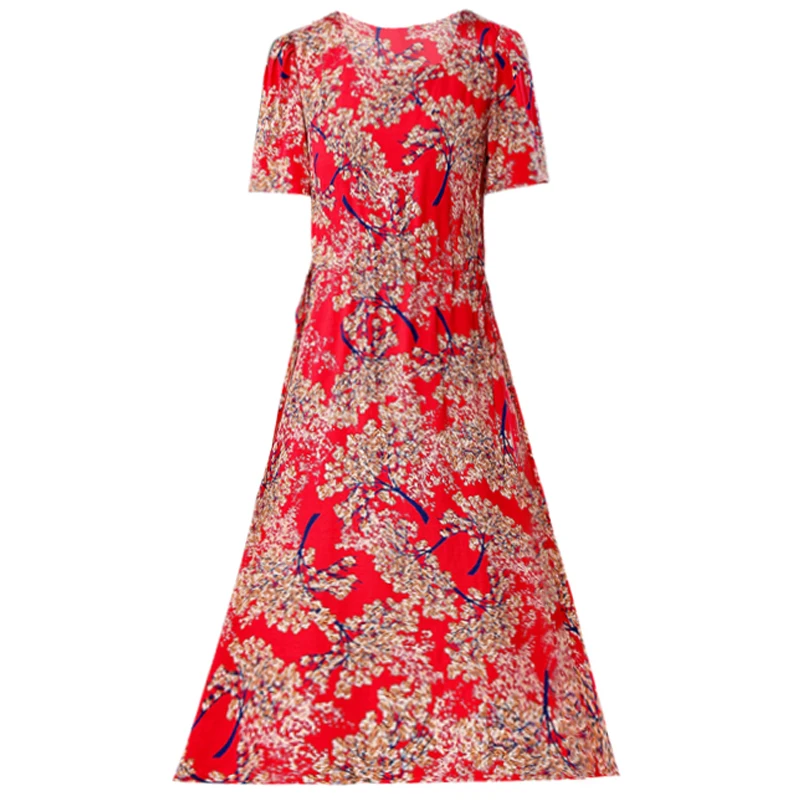 

Short Sleeve Long Dresses Korean Style Summer Summer Elegant Dresses for Women 2023 New Casual Women Clothes High Quality