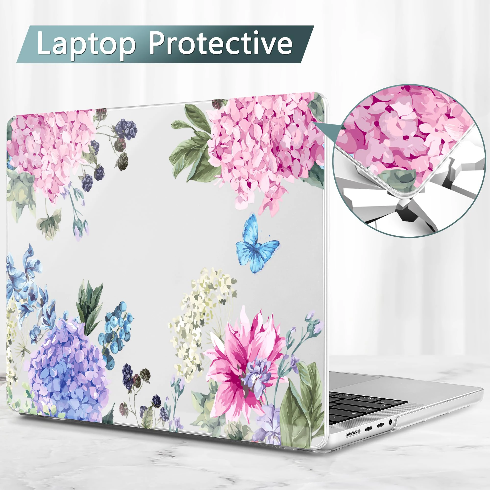 Чехол для ноутбука macbook pro 14 чехол 2024 дюйма Macbook Air M3 A3113 A3114 13 A2337 A2338 M1 Pro 16