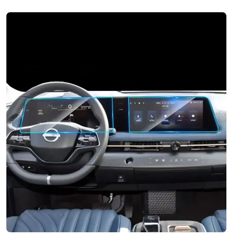 

Car infotainment GPS navigation film LCD instrument dashboard screen PET screen protector Film For Nissan Ariya 2021-2023