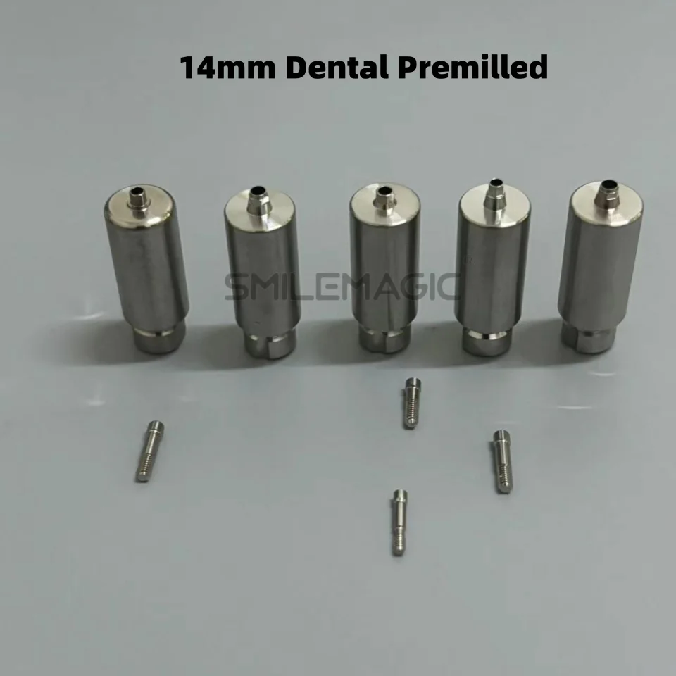 14 мм зубной предварительно фрезерованный шестигранный кулачковый имплантат
