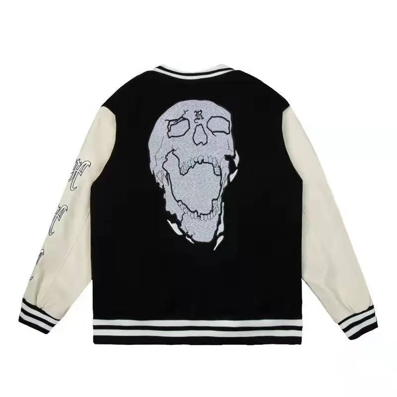 Новая Европейская и американская вышитая ретро-куртка для мужчин женщин |