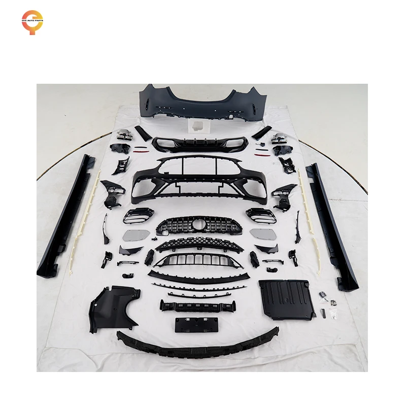 Обновление Mercedes C class W206 до решетки бампера C63 подтяжка лица Комплект кузова для