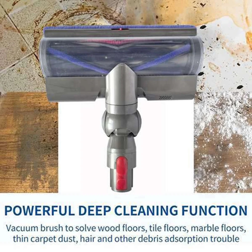 Фото -A16I Многоповерхностная быстросъемная насадка с прямым приводом для Dyson V7, V8, V10, V11, V15 — идеально подходит для ковров и твердых полов №4