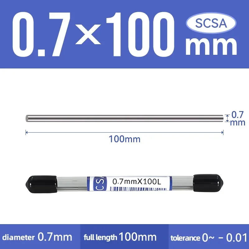 Твердосплавный круглый стержень с прямым хвостовиком 0,3 ~ 0,9 мм 100L150L 200L 330L, износостойкий круглый стержень с ЧПУ высокой твердости