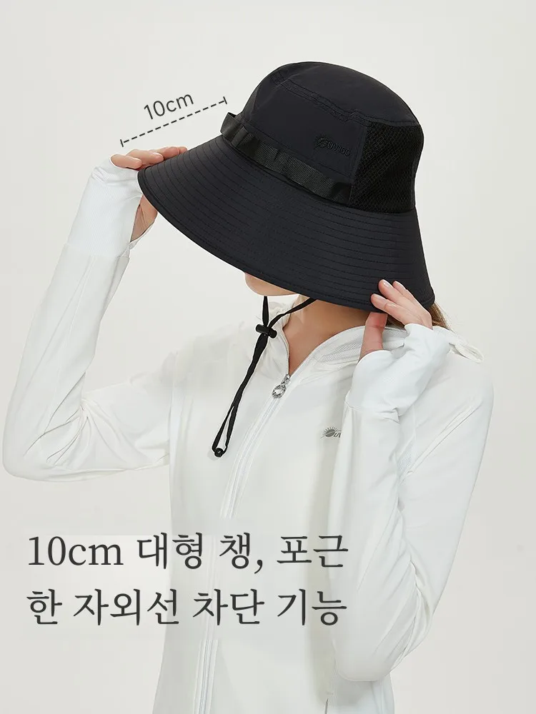 Uv00 солнцезащитная шляпа женская защита от ультрафиолета летняя уличная рыбацкая