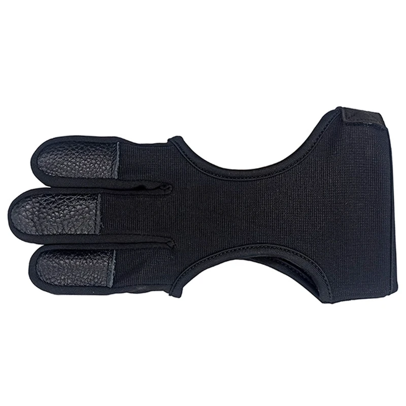 

Archery Leather Finger Gloves Guard Protector Tab Tap Protection Recurve Compound Bow Hand Glove