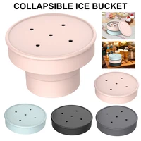 ice bucket ice cube ice making mold collapsible household silicone ice tray refrigerator ice box small ice cube box for outdoor