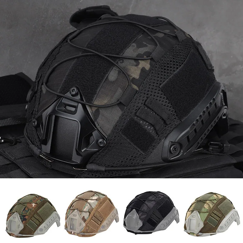 

Tactical Helmet Cover for Fast MH PJ BJ Helmet Airsoft Paintball Army Helmet Covers CS Wargame Sport Helmet Cover Cloth Multicam