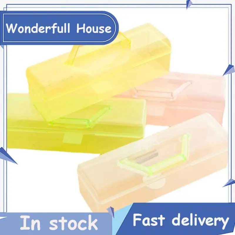 

Plastic Portable Noodle Fresh-keeping Box Household Chopsticks Tableware Spaghetti Noodle Food Storage Box Handheld With Lid