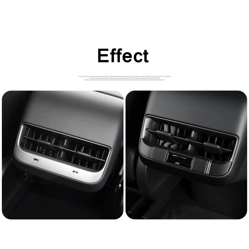 Задняя панель с воздушным выходом и портом USB для зарядки декоративный защитный