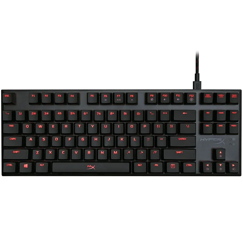 

Механическая игровая клавиатура HyperX Alloy Fps Pro, 87 клавиш, с переключателем вишни, 87 клавиш, RGB