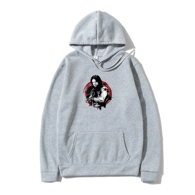 

Personalized Civil War Winter Soldier Pullover Men Punk Outerwear
