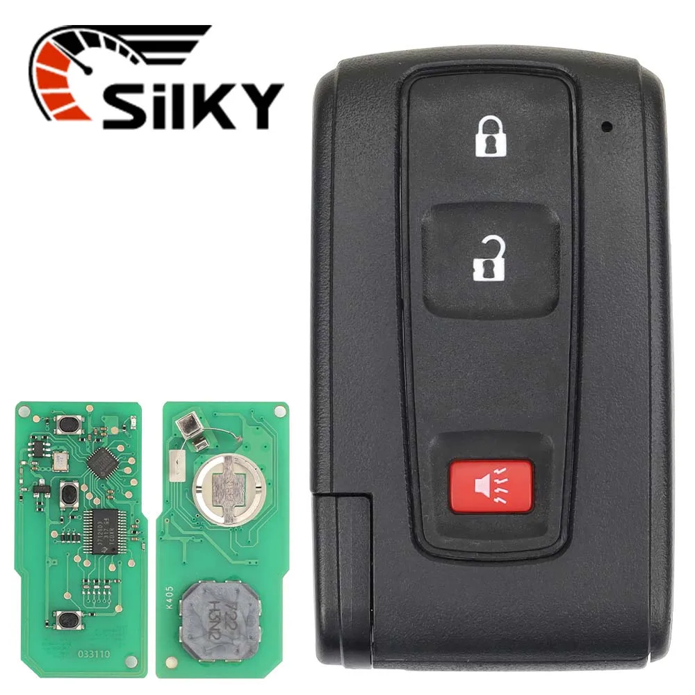 SilKY Smart Controle Remoto Key Fob 2 или 3 Botões 312 433 МГц B9Chip для Toyota Prius 2004-2009 FCC # МОЗБ21ТГ МОЗБ31EG
