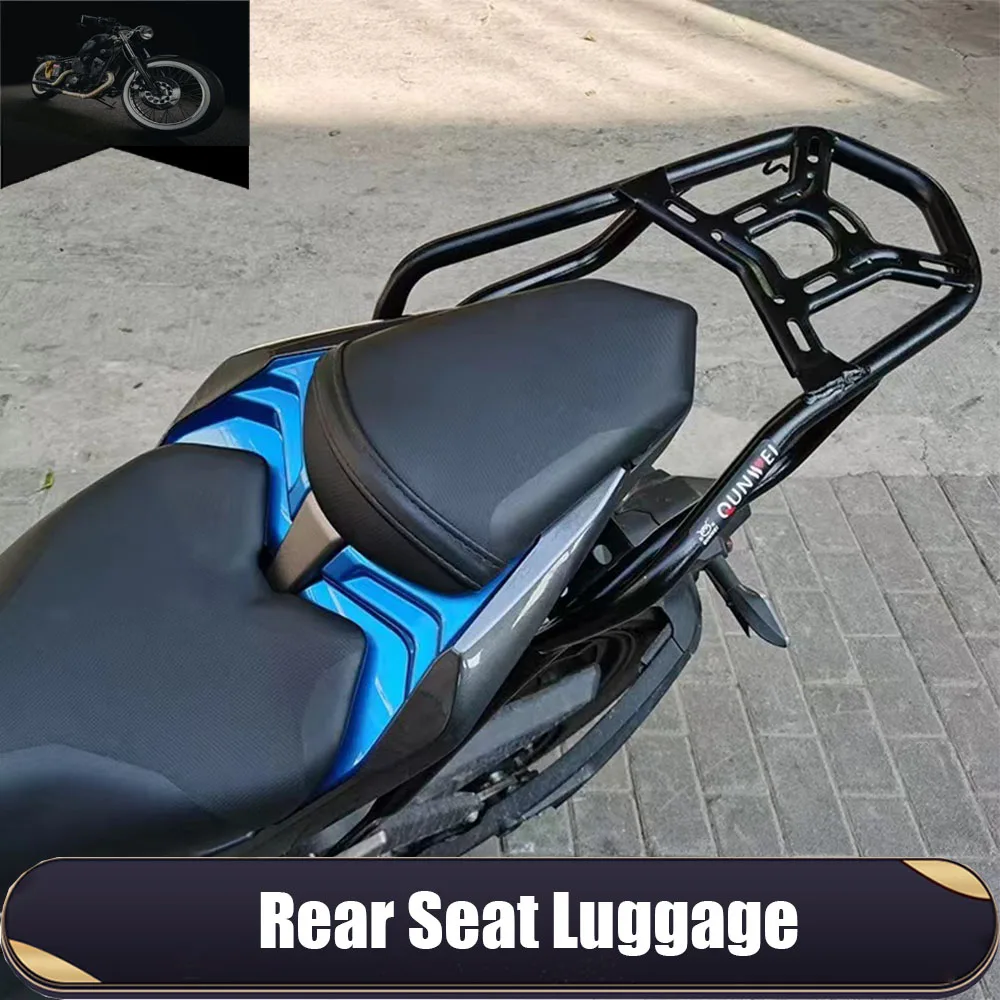 

Motorcycle Rear Seat Luggage Rack Passenger Handle Grip Back Seat Backrest For Zontes U 125 / U1 125 / U 155 / U1 155