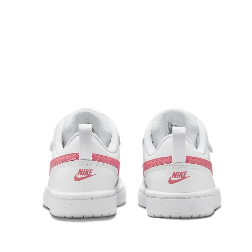 Повседневная обувь Nike Court Borough Low 2PS White Powder для детей маленьких и средних размеров