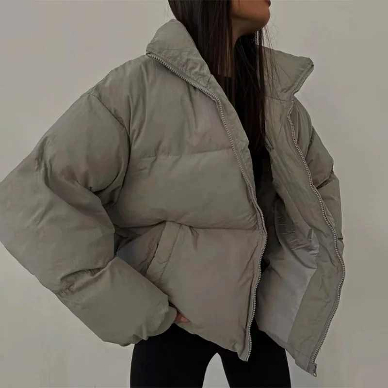 High Quality Thick Trendy Women's Down Coats Winter Warmth Jackets  Wholesale Puffer Jacket for Ladies enlarge