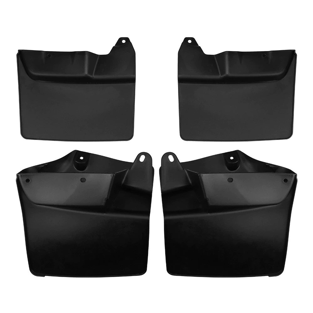 Фото Комплект из 4 передних и задних брызговиков для Toyota Land Cruiser Prado FJ90 1995-2003 (версия седан/туризм) №3