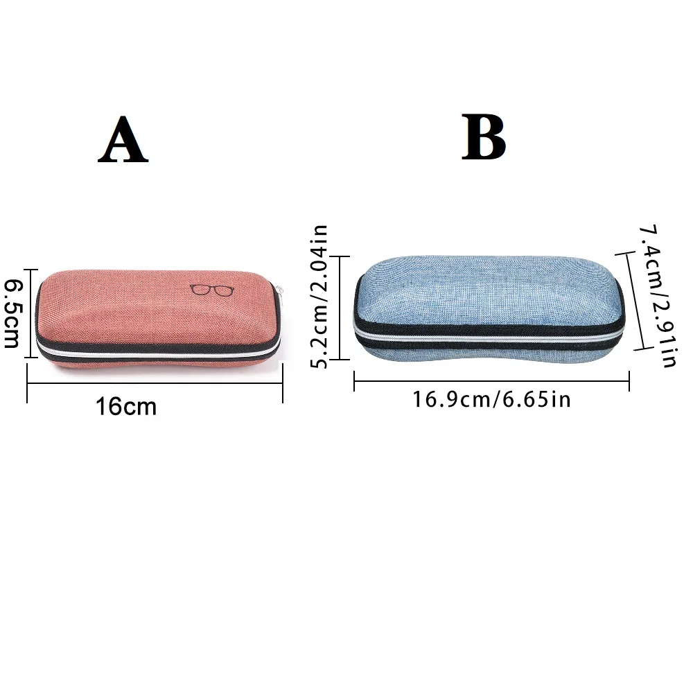 1 шт. винтажный Чехол для очков с застежкой-молнией портативный защитный футляр