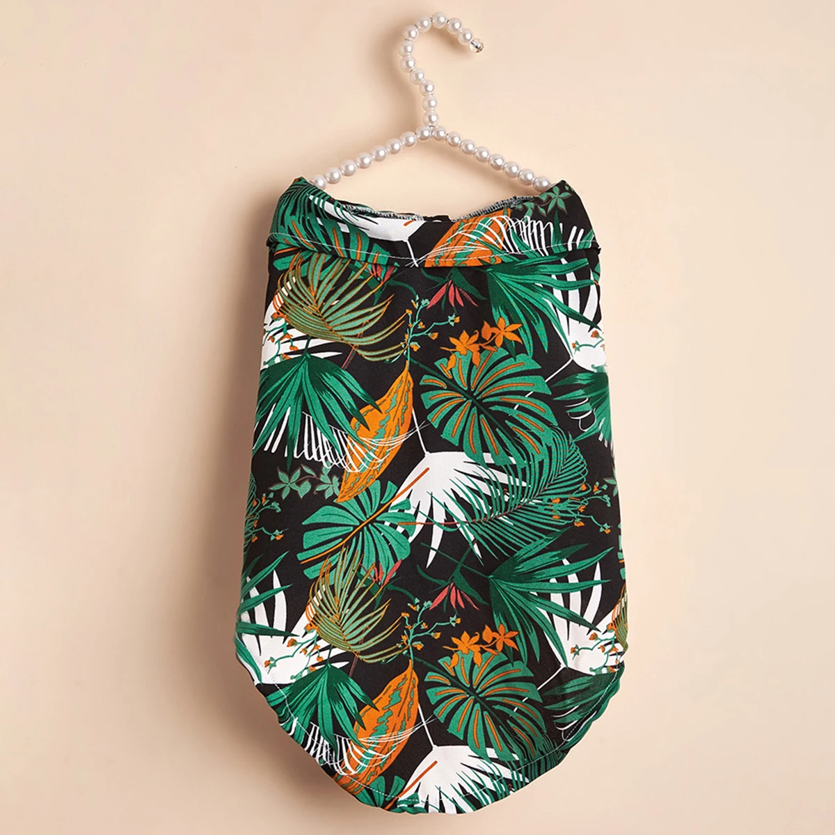

Hawaiian Pet Shirt Hawaiian Printed Dog Shirt Hawaiian Style Floral Dog Shirt Breathable Summer Cooling Clothes Beach