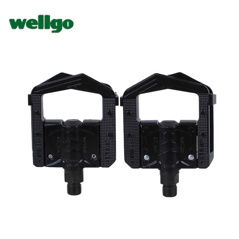 

Wellgo F265 F178 Folding Bicycle Pedals MTB Mountain Bike Padel Bearing AluminumAlloy/PP Road Bike Folded Pedal Bicycle Parts