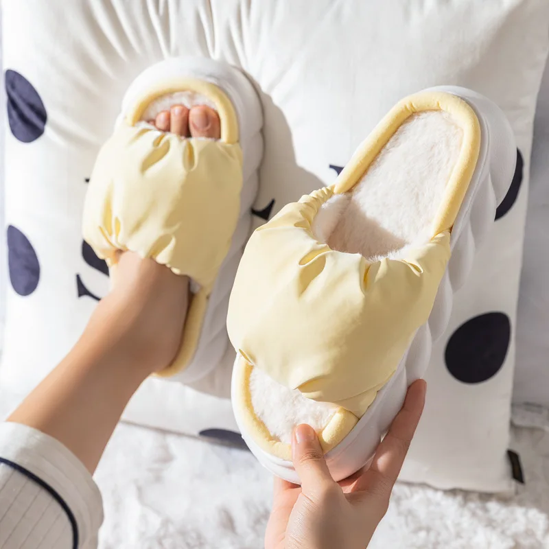 

2022 New Winter Cotton Slippers Warm Home Indoor Cotton slippers women lin001