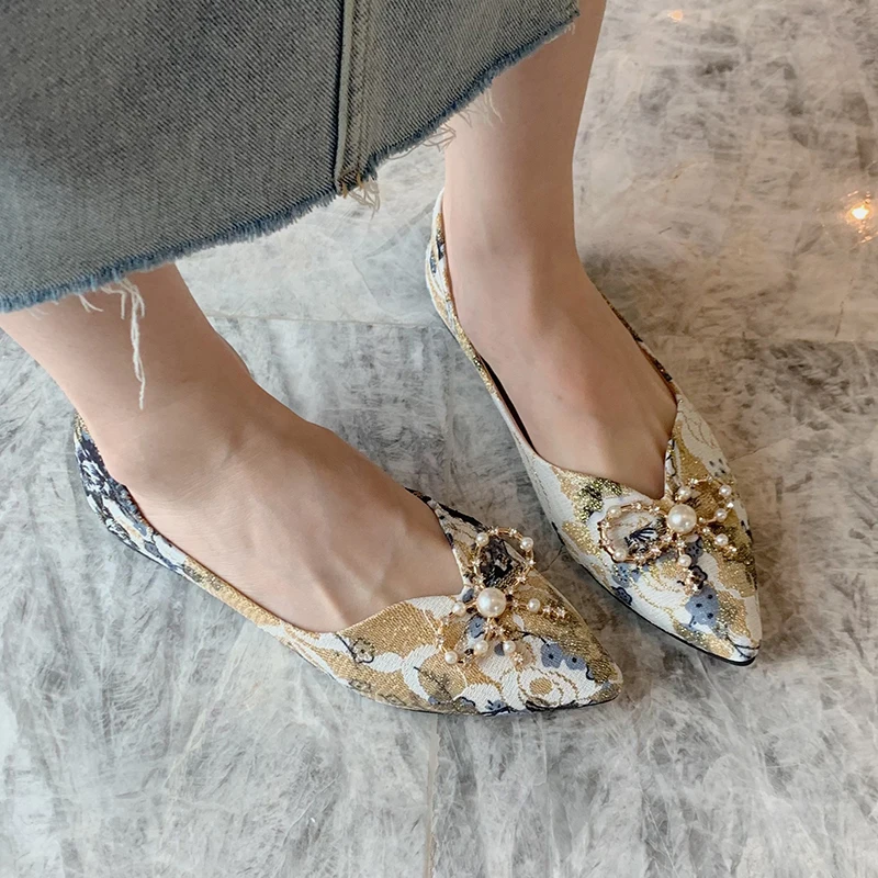 

Сандалии женские с заостренным носком, дизайнерские уличные туфли на плоской резиновой подошве, с бантом-бабочкой, роскошные топ-сайдеры, с...